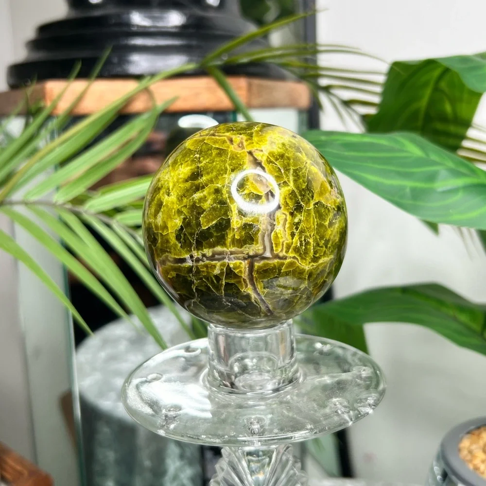 Green Opal Sphere- GOS1 - Picture 1 of 5